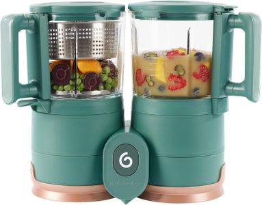 Babymoov Nutribaby Glass Baby Food Maker – Multi-Function Steamer & Blender