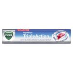 Vicks VapoDrops TripleAction, Sugar Free Lozenges with Menthol, Zinc and Vitamin C, 24 x 42g