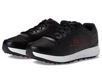 Skechers Men's Go Prime Relaxed Fit Spikeless Golf Shoe Sneaker, Black/Red, 11.5