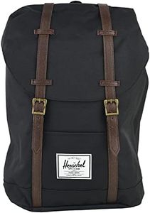 Herschel Retreat Backpack, Black/Chicory Coffee, One Size, Herschel Retreat Backpack