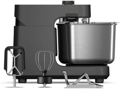 Ooni Halo Pro Spiral Dough Mixer - Stand Mixer with Attachments, 7.3 Quart Capacity and 58 Speed Settings - Charcoal Grey