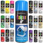 Classic Signature - 1 x All Purpose Beautiful Blue Aerosol Spray Paint 250ml Quick Drying Spray,Fast Dry and Excellent Coverage for Wood, Metal, Plastic and more