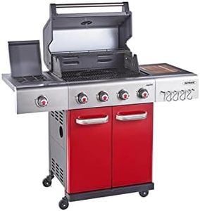 Outback Jupiter 4 Burner Gas BBQ - Red