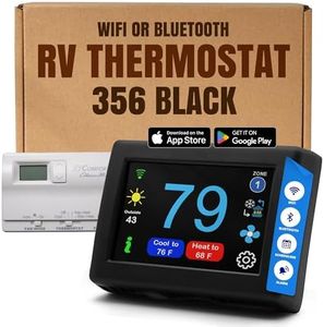MICRO-AIR EasyTouch Digital RV Thermostat Replacement, 356 Black