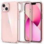 Spigen Ultra Hybrid Designed for iPhone 13 Case (2021), [Long-Lasting Clarity] - Rose Crystal