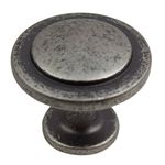 80960-WN-10 GlideRite 1.25" Round Ring Weathered Nickel Cabinet Knob (Pack of 10)