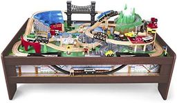 Imaginarium Metro Line Train Table, for Ages 3-7, 100 Piece Set