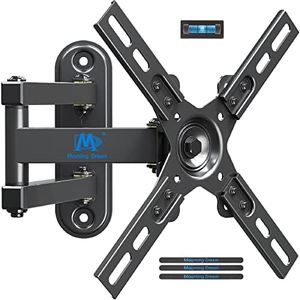 Mounting Dream TV Wall Mount Bracket Swivel and Tilt Monitor Wall Mount for Most 10-39 Inch LED, LCD Flat Screen TVs and Monitors up to VESA 200x200mm and 15 KG, with Articulating Arm, MD2463-L-02