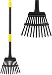 Garden Leaf Rake for Lawns Heavy Du