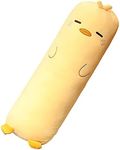 MUPI Long Plush Pillow Cute Cartoon Stuffed Animal Soft Long Throw Pillow Cushion Cushion (Yellow Duck,100cm=39.3 Inch)