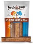 Jack&Pup 6" Bully Sticks for Dogs |