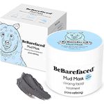 BeBarefaced VEGAN Clay Mask Dead Sea Mud Mask - Mens Womens Facial Mask Moisturising Face Masks Skincare - Face Masks Beauty - Pore Minimizer Face Mask Skin Care