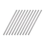 uxcell 4mm x 100mm 304 Stainless Steel Solid Round Rod for DIY Craft - 10pcs