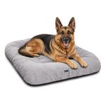 Amazon Basics Premium Rectangular Washable Soft Velvet Pet Bed for Dog and Cat | XXL Size 106 x 105 x 7 cm.