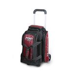 Storm 2 Ball Rolling Thunder Checkered Bowling Bag- Red