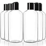 Youngever 10 Pack 8 Ounce Empty Squeeze Containers with Disc Cap, Plastic Bottles with Disc Top Flip Cap, Refillable Cosmetic Bottles, Squeeze Containers, Shampoo Bottles