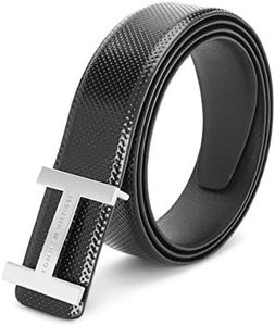 Tommy Hilfiger Enfield Leather Casual Belt For Men - L - 1M, Black