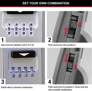 Master Lock Wall Key Safe – Secure Outdoor Key Storage Box