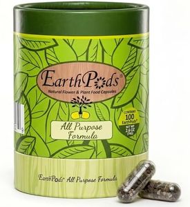 100 EarthPods - Indoor Plant Food for Houseplants - Organic Indoor Plant Fertilizer Spikes - Potted House Plant Fertilizer Sticks - Made in USA