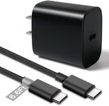 15W USB-C Fast Charger with 6.6Ft USB-C Cable for New Fire HD 8,8Plus,10,10Plus,Kids,Kids Pro,Max 11 Tablet(2020-2023 Release), Kindle Paperwhite(11th Gen), New Kindle(11th Gen) eReaders