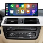 Road Top 12.3 Inch Ultra-Narrow CarPlay Screen for BMW 3 Series F30/F31/F34 & 4 Series F32/F33/F35/F36 (2012-2015) NBT System, Wireless CarPlay Android Auto Car Radio Touchscreen Stereo Upgrade