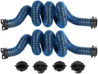 OUTPRIZE 20FT RV Sewer Hose Extension, Heavy Duty 24 Mil TPE Material for Abrasion Resistance and Crush Protection, Camper RV Extension Hose with Pre-Attached Bayonet Fittings