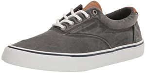 Sperry Men's Striper II CVO Sneaker, SW Black, 10.5 UK