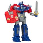 Transformers One Movie Power Flip Optimus Prime (Orion Pax) Converting Action Figure, 4 Modes, 10-inch Interactive Electronic Toy, Lights & Sounds, 6+