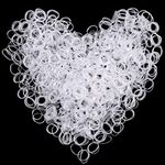 Sularpek Hair Bands, 1000Pcs Clear 