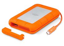 LaCie Rugged Thunderbolt USB 3.0 1 TB External Hard Drive Portable HDD – Drop Shock Dust Water Resistant Shuttle Drive, for Mac and PC Computer Desktop Workstation Laptop, 1 Mo Adobe CC (STEV1000400)