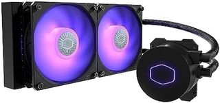 CoolerMaster MasterLiquid ML240L RGB V2, Close-Loop AIO CPU Liquid Cooler, Gen3 Dual Chamber Pump, 240mm Radiator, SickleFlow 120 PWM ARGB, AMD Ryzen AM5/AM4, Intel LGA1700/1200 (MLW-D24M-A18PC-R2)