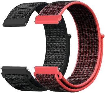 LYYLTX Nylon Fabric Uhrenarmbänder 20mm/22mm Armband für Herren Damen Ersatzband Schnellverschluss Smartwatch Sport Uhren Ersatzarmband Einstellbares Soft Breathable Watch Strap