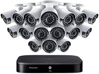 Lorex 16 Channel Security Camera System with (16) 1080p Outdoor Cameras, 130ft Night Vision, 2TB Hard Drive