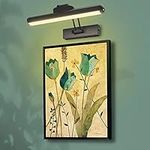 13" Dimmable Cordless Rechargeable Battery Operated Picture Lights with Remote Timer, Up Down Light Head 3 Lighting Modes,Display Accent Art Wall Sconces for Painting Picture Frame Mirror Artwork