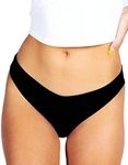 Shinesty Bikini Panties for Women | Sexy, Cute & Comfortable Underwear | XL Black