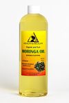 Moringa Oleifera Oil Organic Carrier Cold Pressed Natural Fresh 100% Pure 16 oz, 473 ml