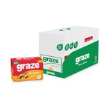 Graze - Peri Peri Savory Snacks - Triple packs of Vegan Savoury Snacks, High in Protein & Fibre - Pack of 24 snacks