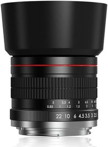 85mm f1.8 Portrait Lens - EF Lens for Canon, Medium Telephoto Lenses (Manual Focus) for Canon EOS Rebel T8i T7i T7 T6 T6s T6i SL3 SL2 90D 80D 77D 4000D EOS-1D X Mark III/II, 5D Mark IV, 6D Mark II etc