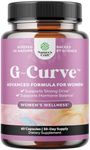 G-Curve Breast and Butt Enhancer Pills May Support Voluptuous Curves - Herbal Enhancement Pills with Horny Goat Weed for Women Saw Palmetto Extract and L-Arginine *Results May Vary