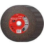 Sidco Supply 14 Inch Cut Off Wheel 10 Pack - Precision Smooth Cutting - Abrasive Chop Saw Blades - Aluminum Oxide - Metal Cutting Wheel - Chop Saw Wheel - Cut Off Disc - Chop Saw - 14" x 3/32" x 1”