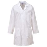 Portwest C852 Standard Engineering Lab Coat White, Large