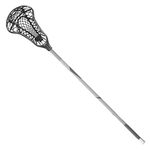 STX Lacrosse Women's Crux 400 Complete Stick with Crux Mesh 2 Pocket, Graphite