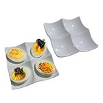 2 Pcs Deviled Egg Tray, Deviled Egg