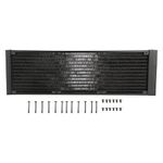 Water Cooling Radiator, 12 Tubes Computer Heat Exchanger G1/4 Thread Water Separator Water Cooler Tube for PC (360mm)