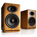 Audioengine AP4N Bamboo (Pr) 2-Way Passive Bookshelf Speakers