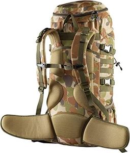 Caribee Hiking Cadet Rucksack Backpack, 65 Liter Capacity, Auscam