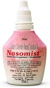 Nasomist Original Nasal Saline Spray/Drops : For Dry And Thick Mucus Caused By Atrophic Rhinitis, Chronic Sinusitis And Crust Nasal Membrane, Pack Of 4