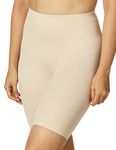 Flexee Maidenform Women's Cover Your Bases Smoothing Shapewear Slip Short DM0035, Transparent, Medium