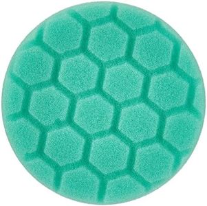 Chemical Guys BUFX_103_HEX4 Hex-Logic Heavy Polishing Pad, Green (4 Inch)