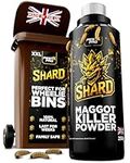 Pest X Pro Shard Maggot Killer Dust 250g – Natural Diatomaceous Earth Formula – Maggot Killer for Wheelie Bins – Kills Eggs, Larvae and Flies – No Spray, No Odour, Fast-Acting Bin Treatment